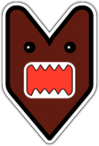 Autocolante pentru autocar "Domo-Kun Soshinoya"