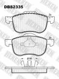 DBS2335 (SP 655) (T1189)* VOLVO S60,S80,V70,XC70 FATA