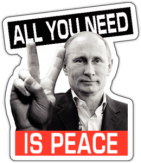 Autocolante "All you need Is Peace" Autocolante "All you need Is Peace"