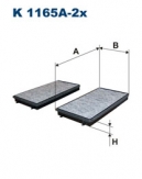 FILTRON Фильтр, воздух во внутренном пространстве K1165A-2X
