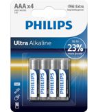 Philips Alkaline AAA batteries set of 4 pcs Blister
