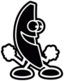 Autocolante pe masina "Dancing Banana"