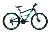 Biciclete FORWARD RAPTOR 275 2.0 disc 275 18 ск. рост 16 черный/бирюзовый