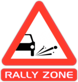 Autosticker pentru masina "Rally Zone"