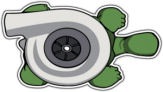 Autocolante pentru automobil "turbo turtle 002"