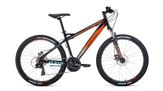 Bicicleta горный хардтейл FORWARD FLASH 26 2.2 disc 26 черный/оранжевый