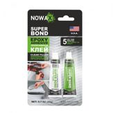  Adeziv epoxidic 20g. NOWAX bicomponent transparent pentru plastic
