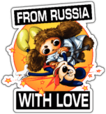 Abtibilduri pentru auto "Cheburashka from Russia with love" Abtibilduri pentru auto "Cheburashka from Russia with love"