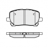 ТОРМОЗНЫЕ КОЛОДКИ DBS3339 (SP 349) (T1332) * TOYOTA AVENSIS VERSO,COROLLA,MATRIX ПЕРЕД. КОЛОДКИ/PARTI P/U FRINA