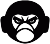 Autocolante "Angry Gorilla"
