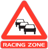Sticker pentru automobil "Racing Zone"