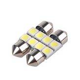 Lampă spot LED C5W 12V T11x39-S8.5 6SMDdimensiune 5050 ALB