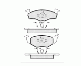 DBS2274 SP227 T1094 SEAT TOLEDO IBIZA VW GOLF III VENTO ПЕР.