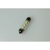 Lampă spot LED C5W 12V T11x41-S8.5 3 SMDdimensiune 5050 ALB CALDE