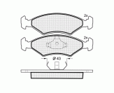 DBS2030 SP108 T4017 FORD ESCORT FIESTA ORION SIERRA