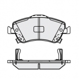 ТОРМОЗНЫЕ КОЛОДКИ DBS3349 (SP 381) (T1726) * TOYOTA AURIS ПЕР.