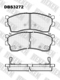 ТОРМОЗНЫЕ КОЛОДКИ DBS3272 (SP 441) (T1335) * KIA CARENS,CLARUS,RIO,SEPHIA ПЕРЕД. КОЛОДКИ/PARTI P/U FRINA