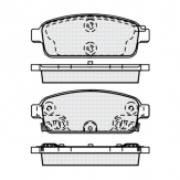 ТОРМОЗНЫЕ КОЛОДКИ DBS3385 (T1997) * CHEVROLET CRUZE/ OPEL ASTRA 09- ЗАД.