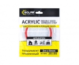Solar Banda dublu adeziva transparent ACRYLIC (VHB) 9ммx2м