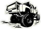 Abtibilduri pentru automobil "Offroad"