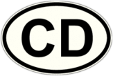 Autocolante auto "CD - Corp diplomatic" Autocolante auto "CD - Corp diplomatic"