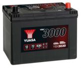YUASA YBX3030 12V 72Ah 630A R 260/174/225 B00 YUASA YBX3030 12V 72Ah 630A R 260/174/225 B00