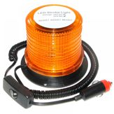 LED intermitent 24V pe un magnet (galben)