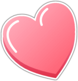 Abtibilduri pentru auto "Inimă" Abtibilduri pentru auto "Inimă"