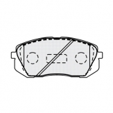 ТОРМОЗНЫЕ КОЛОДКИ DBS3341 (650) (T1660)* KIA CARENS/ HYUNDAI IX35 (10-) ПЕР.