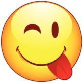 Autocolante pentru auto "Zâmbet cu limba"