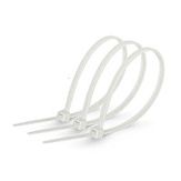 Clema plastic alb 9x550mm. 100 buc/pachet