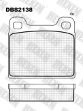 ТОРМОЗНЫЕ КОЛОДКИ DBS2138 (SP 126) (T4114)* MERCEDES 200-300(W123) ЗАДН.