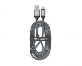 Cablu HL-CP111-1BK/ HELMET Nylon Micro USB Cable-2m.