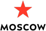 Стикеры на автомобиль "Москва Логотип/ Вертикальная"