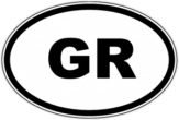 Stickere auto "GR - Grecia" Stickere auto "GR - Grecia"