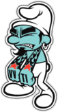 Sticker "VVTI Smurf" Sticker "VVTI Smurf"