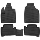 Автоковрики резиновые Honda Civic ab 01/2006 3-und 5-Turer (чёрные) 4-шт (99013)