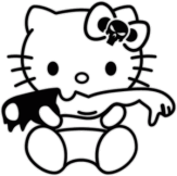 Autocolante pentru auto "Hello Kitty - Hannibal"