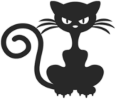 Autocolante auto "Pisică furioasă"