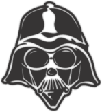 Autocolante pentru auto "Darth Vader/ Opțiunea 2"