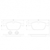 ТОРМОЗНЫЕ КОЛОДКИ DBS2611 (GDB1821) * VOLVO XC60 2008- ПЕРЕДНИЕ КОЛОДКИ/PARTI P/U FRINA