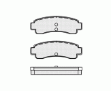 КОЛОДКИ DBS3129 T3045 NISSAN SUNNY N13, N14 ЗАД