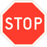 Autocolante pentru automobil "STOP"
