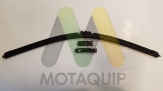 MOTAQUIP Щетки стекл.350mm 1шт. крепление PUSH BUTTON (Flat)