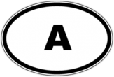 Stickere pentru automobil "A - Austria" Stickere pentru automobil "A - Austria"