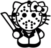 Abtibilduri auto "Hello Kitty Jason"