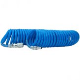 Шланг спиральный полиуретан. с быстроразъемными соединениями 6.5*10мм 20м