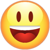 Stickere pentru automobil "Emoticon bucuros"