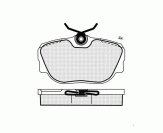 ТОРМОЗНЫЕ КОЛОДКИ DBS2056 SP144 T5035 BMW 3 (E30) ПЕР,VW T4 ЗАДН.