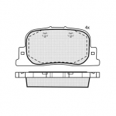 DBS3063 (SP335) (T1308)* TOYOTA PRIUS 20,CAMRY КОЛОДКИ ЗАДНИЕ